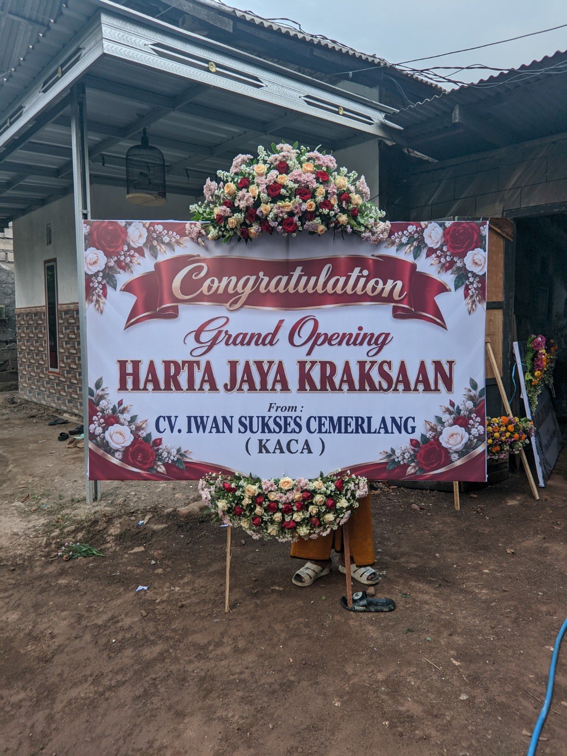 Karangan bunga selamat dan sukses di Probolinggo