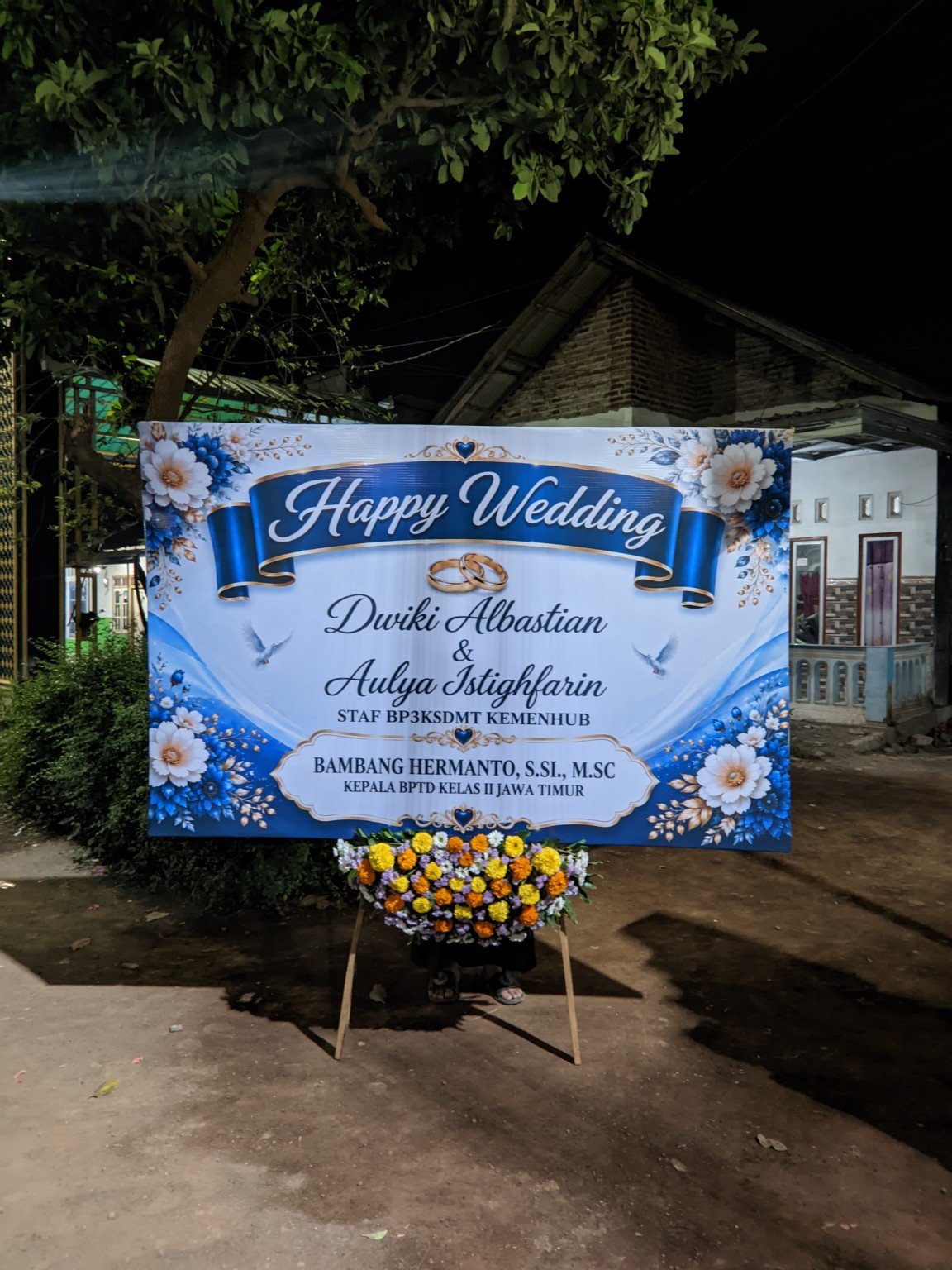 Karangan bunga duka cita Probolinggo