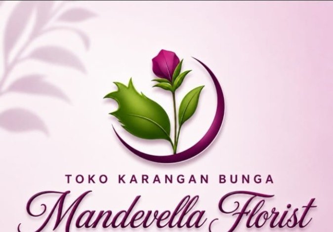 Logo Mandevella Florist Toko Karangan Bunga